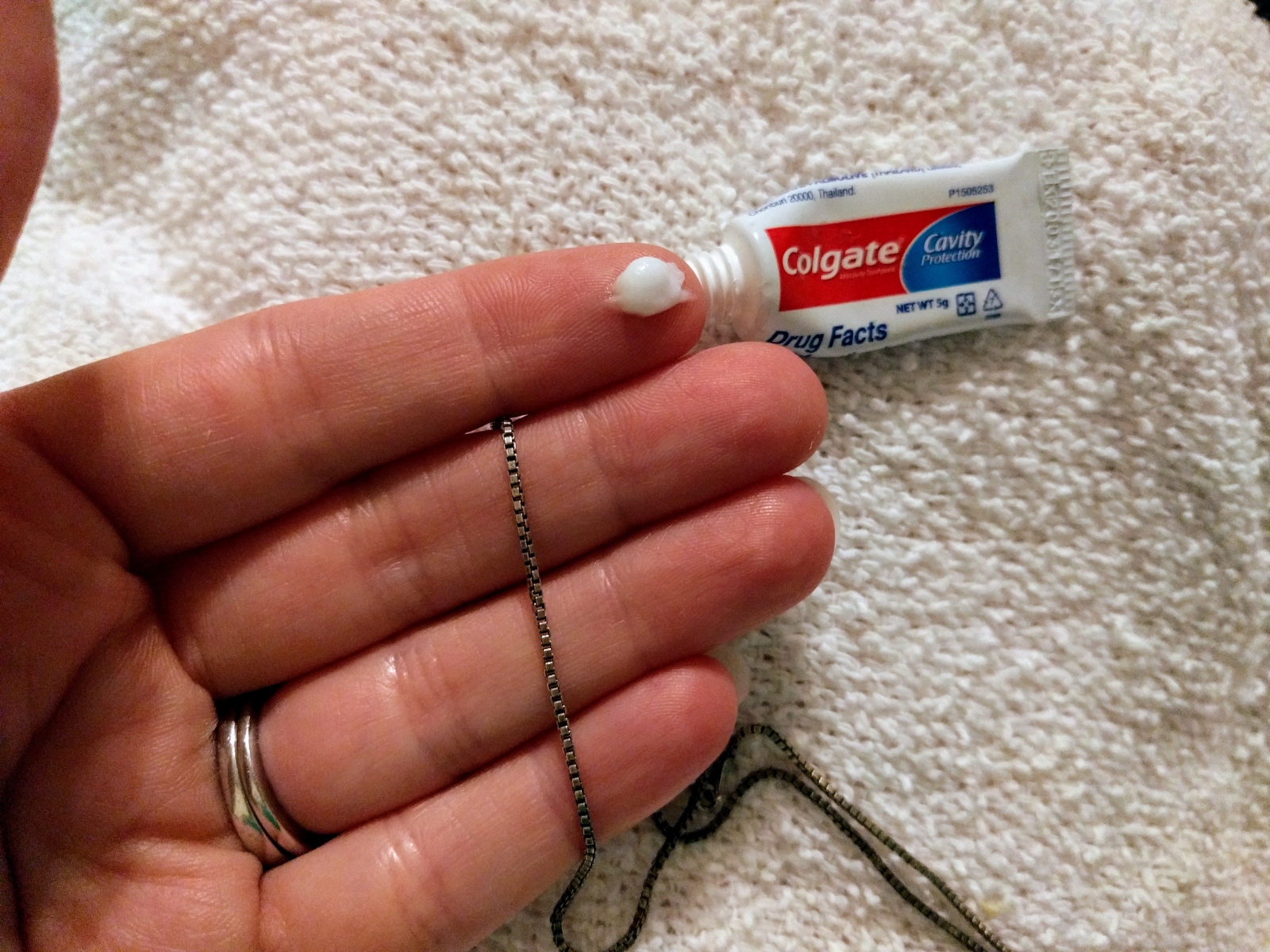 Sterling Silver Toothpaste Trick for Tarnish